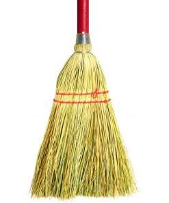 Genuine Joe GJO12501, Lobby Toy Broom, 1 Each, Natural - 34" Handle Length - Wood Handle - 1 Each - Natural