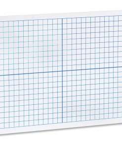 Flipside Grid Side/Plain Side Dry Erase Lap Board - 12" (1 ft) Width x 9" (0.8 ft) Height - White Surface - Rectangle - Portable - 1 Each