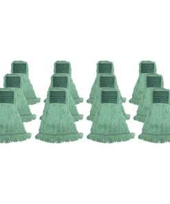 Genuine Joe Synthetic Blend Medium Mophead - Synthetic Fiber