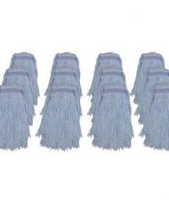 Genuine Joe Blended Yarn Blue Mophead - Yarn