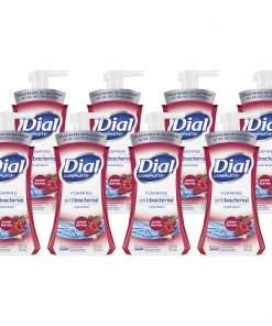 Dial Foaming Antibacterial Hand Wash - Power Berries Scent - 7.5 fl oz (221.8 mL) - Pump Bottle Dispenser - Kill Germs - Hand - 8 / Carton
