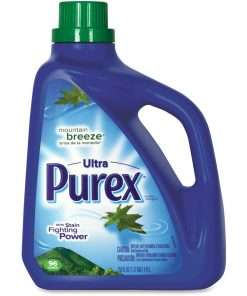Purex Mountain Breeze Ultra Laundry Detergent - Concentrate Liquid - 149.8 fl oz (4.7 quart) - Mountain Breeze Scent - 4 / Carton - Blue