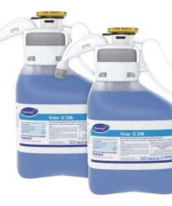 Virex II 256 Diversey Virex II 1-Step Disinfectant Cleaner - Concentrate Liquid - 47.3 fl oz (1.5 quart) - Minty ScentBottle - 2 / Carton - Blue