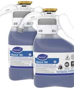 Diversey Glance NA Glass Cleaner - Liquid - 47.3 fl oz (1.5 quart) - 2 / Carton - Blue