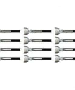 Genuine Joe Clip-on Dust Mop Steel Handle - 60" Length - 1" Diameter - Black - Vinyl, Steel - 12 / Carton