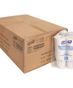 Genuine Joe Eco-friendly Paper Cups - 50 / Pack - 10 fl oz - 20 / Carton - White - Paper