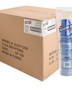 Genuine Joe Plastic Party Cups - 50 / Pack - 16 fl oz - 20 / Carton - Blue - Plastic - Party, Cold Drink, Beverage