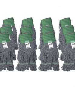 Genuine Joe 5" Headband Earth Mop Refill - Polyester Fiber