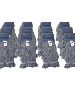 Genuine Joe 5" Headband Earth Mop Refill - Polyester Fiber