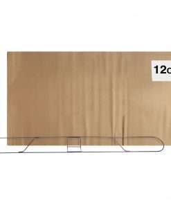 Genuine Joe Clip-on Long Dust Mop Frame - Rust Resistant, Clip, Galvanized - Metallic - 12 / Carton