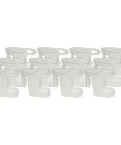 Genuine Joe Toilet Bowl Mop Caddy - 12 / Carton - White