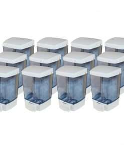 Genuine Joe Liquid Soap Dispenser - Manual - 1.44 quart Capacity - White - 12 / Carton