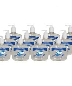 Dial Sensitive Skin Antimicrobial Liquid Soap - 16 fl oz (473.2 mL) - Kill Germs - Skin, Hand - Clear - 12 / Carton