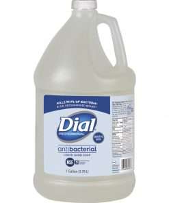 Dial Sensitive Skin Antimicrobial Soap Refill - 1 gal (3.8 L) - Kill Germs - Skin, Hand - Clear - 1 Each