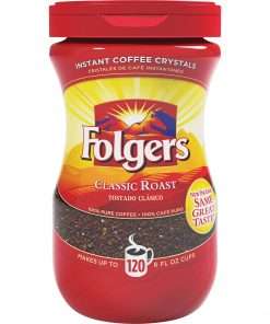 Folgers&reg; Instant Classic Roast Coffee - Classic - 8 oz - 1 Each