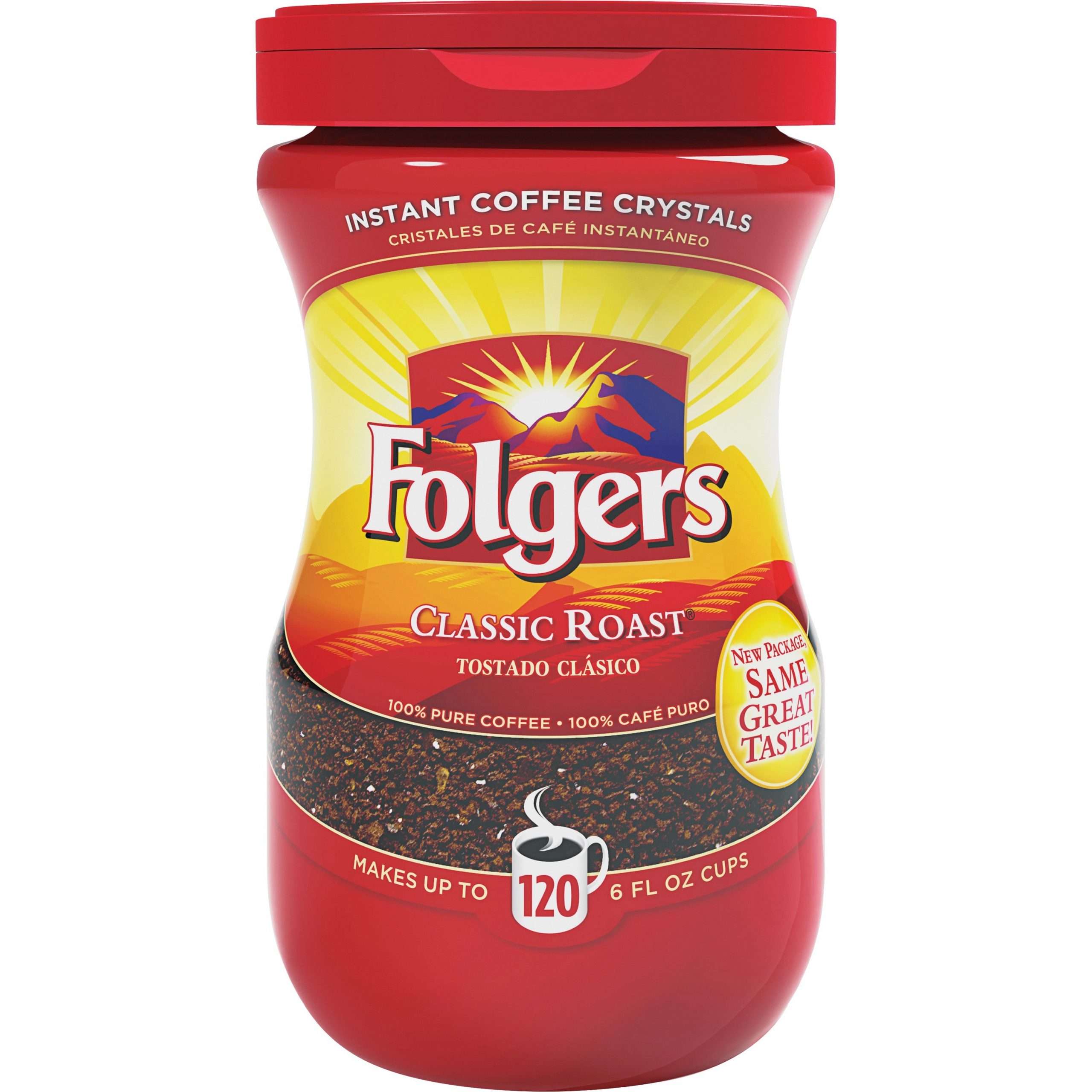 Folgers® Instant Classic Roast Coffee - Classic - 8 oz - 1 Each