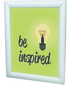 Deflecto Wall-Mount Display Frame - 9.75" x 12.25" Frame Size - Holds 8.50" x 11" Insert - Rectangle - Vertical, Horizontal - Satin - Front Loading, Anti-glare, Dust Resistant, Debris Resistant - 1 Each - Aluminum - Clear, Silver