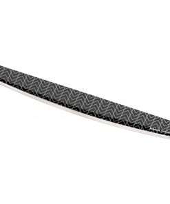 Fellowes Photo Gel Keyboard Wrist Rest with Microban&reg; - Black Chevron - Chevron - 0.75" x 18.56" x 2.31" Dimension - Black, White - Gel, Rubber - Stain Resistant, Skid Proof - 1 Pack