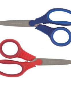 Fiskars Schoolworks 5" Kids Scissors - 5" Overall Length - Left/Right - Stainless Steel - Pointed Tip - Assorted - 2 / Pack