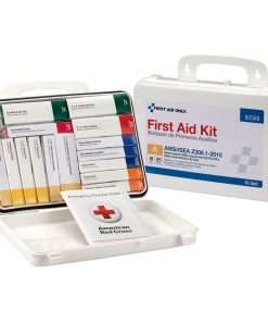 First Aid Only 25-Person Unitized Plastic First Aid Kit - ANSI Compliant - 84 x Piece(s) For 25 x Individual(s) - 2.4" Height x 6.3" Width9" Length - Plastic Case - 1 Each