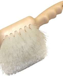 Genuine Joe GJO98215, 9" Nylon Utility Brush, 1 Each, White - 9" Brush Face - 1 Each - White
