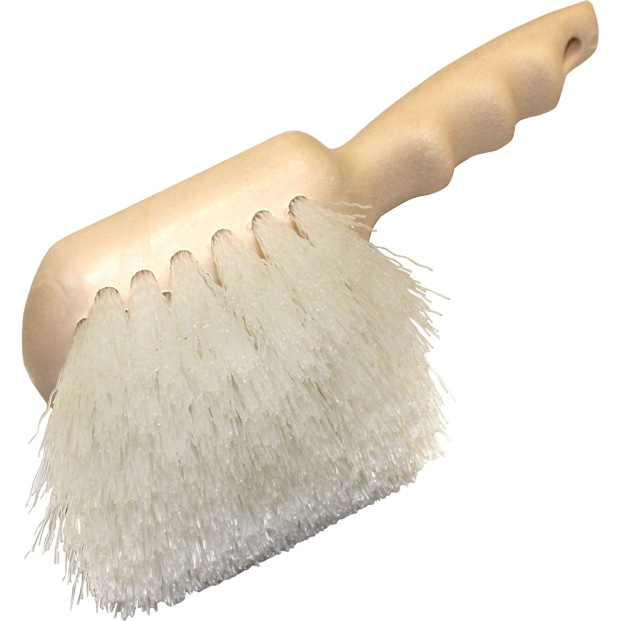 Genuine Joe GJO98215, 9" Nylon Utility Brush, 1 Each, White - 9" Brush Face - 1 Each - White