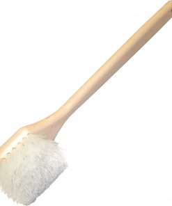 Genuine Joe GJO98216, 20" Nylon Utility Brush, 1 Each, White - 20" Brush Face - 1 Each - White