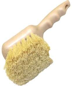 Genuine Joe GJO98217, 8-1/2" Tampico Utility Brush, 1 Each, White - 8.50" Brush Face - 1 Each - White