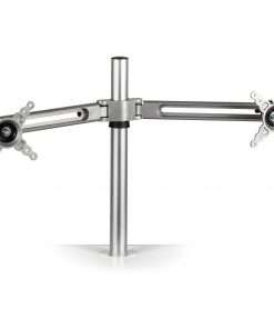 Fellowes Lotus&trade; Dual Monitor Arm Kit - 2 Display(s) Supported - 27" Screen Support - 26 lb Load Capacity - 1 Each