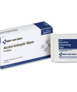 First Aid Only Alcohol Prep Pads - 50 / Box - White