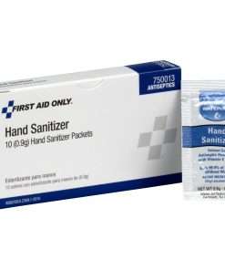 First Aid Only Hand Sanitizer - 0.03 oz - Kill Germs - Hand - White - Quick Drying, Non-sticky, Anti-septic - 1 Each