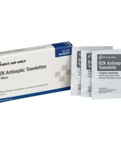 First Aid Only BZK Antiseptic Towelettes - 10/Box - 10 Per Box - White
