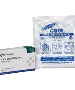 First Aid Only Single Use Instant Cold Pack - 4" x 5" - 30 / Carton