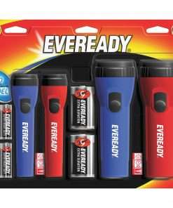 Energizer LED Flashlight Combo Pack - Bulb - D - Red, Blue
