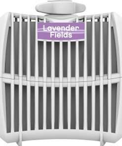 Genuine Joe Air Refreshener Refill Cartridge - Lavender Field - 12 / Carton - Long Lasting, Odor Neutralizer