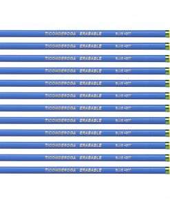 Dixon Eraser Tipped Checking Pencils - HB Lead - Blue Lead - 72 / Carton