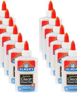 Elmer's Washable Clear School Glue - 5 oz - 12 / Bundle - Clear
