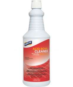 Genuine Joe Acid Bowl Cleaner - Ready-To-Use Liquid - 32 fl oz (1 quart) - 1 Each - Aqua Marine