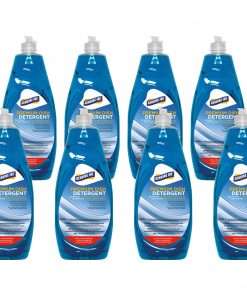 Genuine Joe Premium Dish Detergent - Concentrate Liquid - 38 fl oz (1.2 quart) - 8 / Carton - Blue
