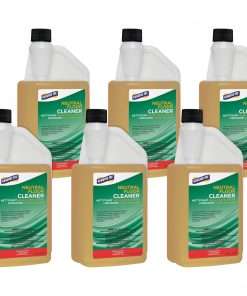 Genuine Joe Neutral Floor Cleaner - Concentrate Liquid - 32 fl oz (1 quart) - 6 / Carton - Yellow