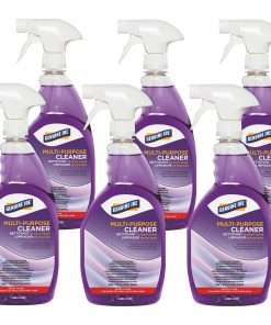 Genuine Joe Multi-purpose Cleaner - Ready-To-Use Spray - 32 fl oz (1 quart) - Lavender Scent - 6 / Carton - Purple