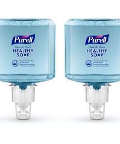 PURELL&reg; ES4 Refill HEALTHY SOAP Foam - Citrus Scent - 40.6 fl oz (1200 mL) - Dirt Remover, Kill Germs - Skin - Blue - Bio-based, Preservative-free, Paraben-free, Phthalate-free, Dye-free, Antibacterial-free, Quick Rinse - 2 / Carton
