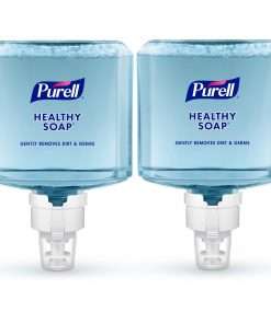 PURELL&reg; ES8 Professional Fresh Scent Foam HEALTHY SOAP - Fresh Scent - 40.6 fl oz (1200 mL) - Dirt Remover, Kill Germs - Hand, Skin - Blue - Dye-free, Pleasant Scent, Bio-based, Phthalate-free, Paraben-free, Triclosan-free - 2 / Carton
