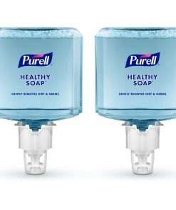 PURELL&reg; ES4 Professional HEALTHY SOAP Fresh Scent Foam - Cranberry Scent - 40.6 fl oz (1200 mL) - Dirt Remover, Kill Germs - Hand, Skin - Blue - Dye-free, Pleasant Scent, Bio-based, Phthalate-free, Paraben-free, Triclosan-free - 2 / Carton