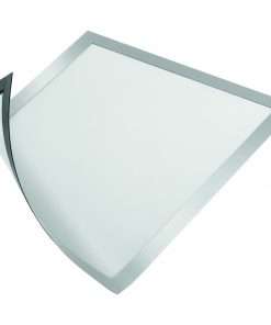 DURABLE&reg; DURAFRAME&reg; Magnetic Letter Sign Holder - Horizontal or Vertical, 9.5" x 12" Frame Size - Holds 8.5" x 11" Insert, 2 -Pack, Silver