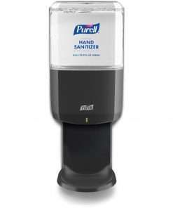 PURELL&reg; ES6 Touch-Free Hand Sanitizer Dispenser, Graphite (6424-01) - Automatic - 1.27 quart Capacity - Support 4 x C Battery - Locking Mechanism, Durable, Wall Mountable, Touch-free - Graphite - 1 / Each