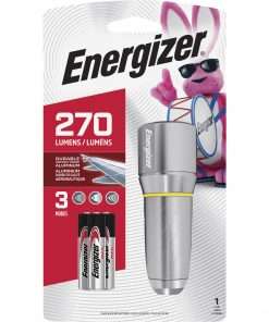 Energizer Vision HD Compact Metal Flashlight - AA - Metal - Chrome