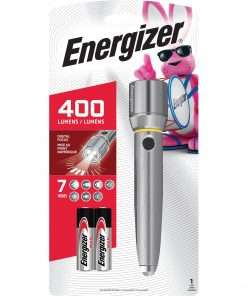 Energizer Vision HD Performance Metal Flashlight with Digital Focus - AA - Metal - Chrome
