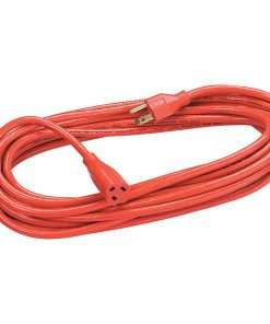 Heavy Duty Indoor/Outdoor 25' Extension Cord - 125 V AC13 A - Orange - 25 ft Cord Length - 1
