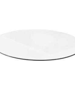 Cleartex Round Glaciermat Glass Chairmat - Home, Office, Hard Floor, Carpet - 48" Length x 48" Width x 0.20" Thickness - Square - Tempered Glass - Clear
